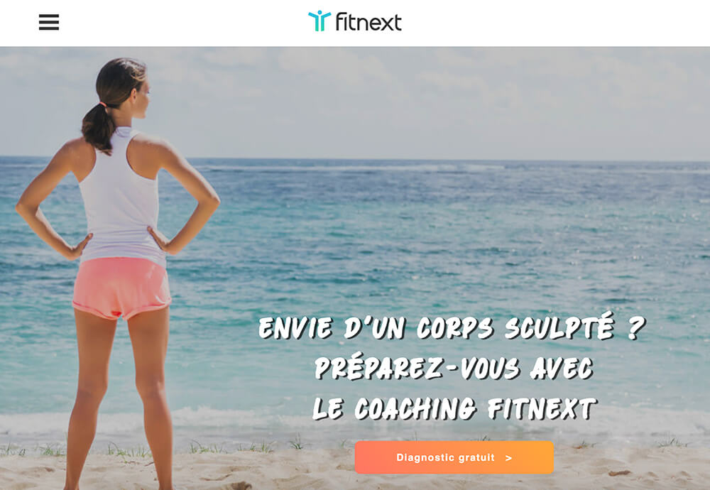 Landing page summerbody Fitnext